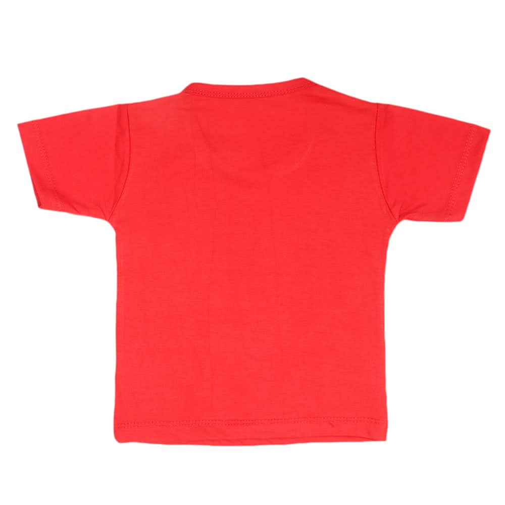 Boys Half Sleeves T-Shirt  14-24 - Red, Kids, Boys T-Shirts, Chase Value, Chase Value