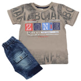 Boys Short Suit - Grey, Kids, Boys Sets And Suits, Chase Value, Chase Value