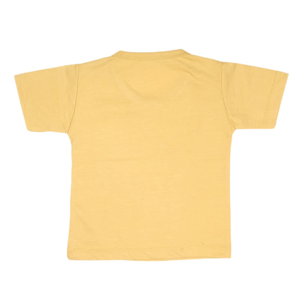 Boys Half Sleeves T-Shirt  14-24 - Mustard, Kids, Boys T-Shirts, Chase Value, Chase Value