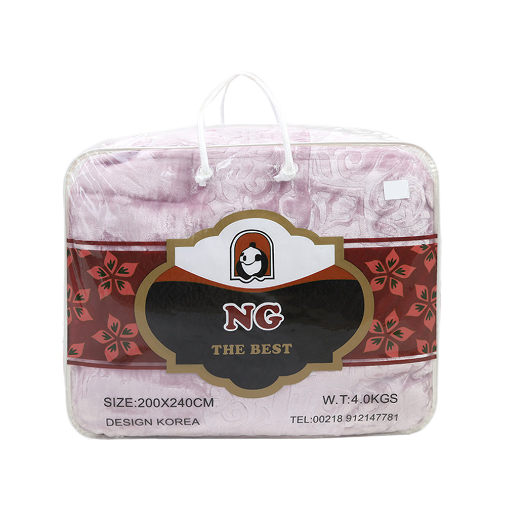 Double Bed Blanket NG Best 2 Ply - Light Purple, Home & Lifestyle, Blanket, NG Best, Chase Value