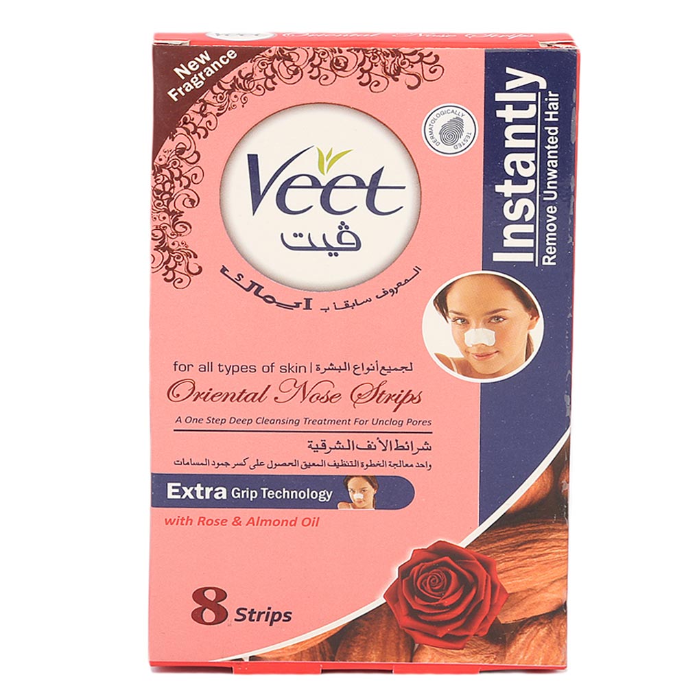 Veet Oriental Nose Strips - Rose & Almond Oil, Beauty & Personal Care, Hair Removal, Chase Value, Chase Value
