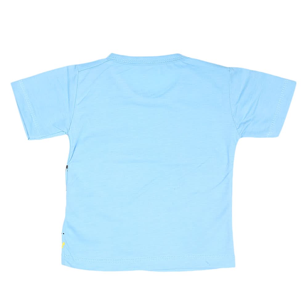 Boys Half Sleeves T-Shirt  14-24 - Blue, Kids, Boys T-Shirts, Chase Value, Chase Value