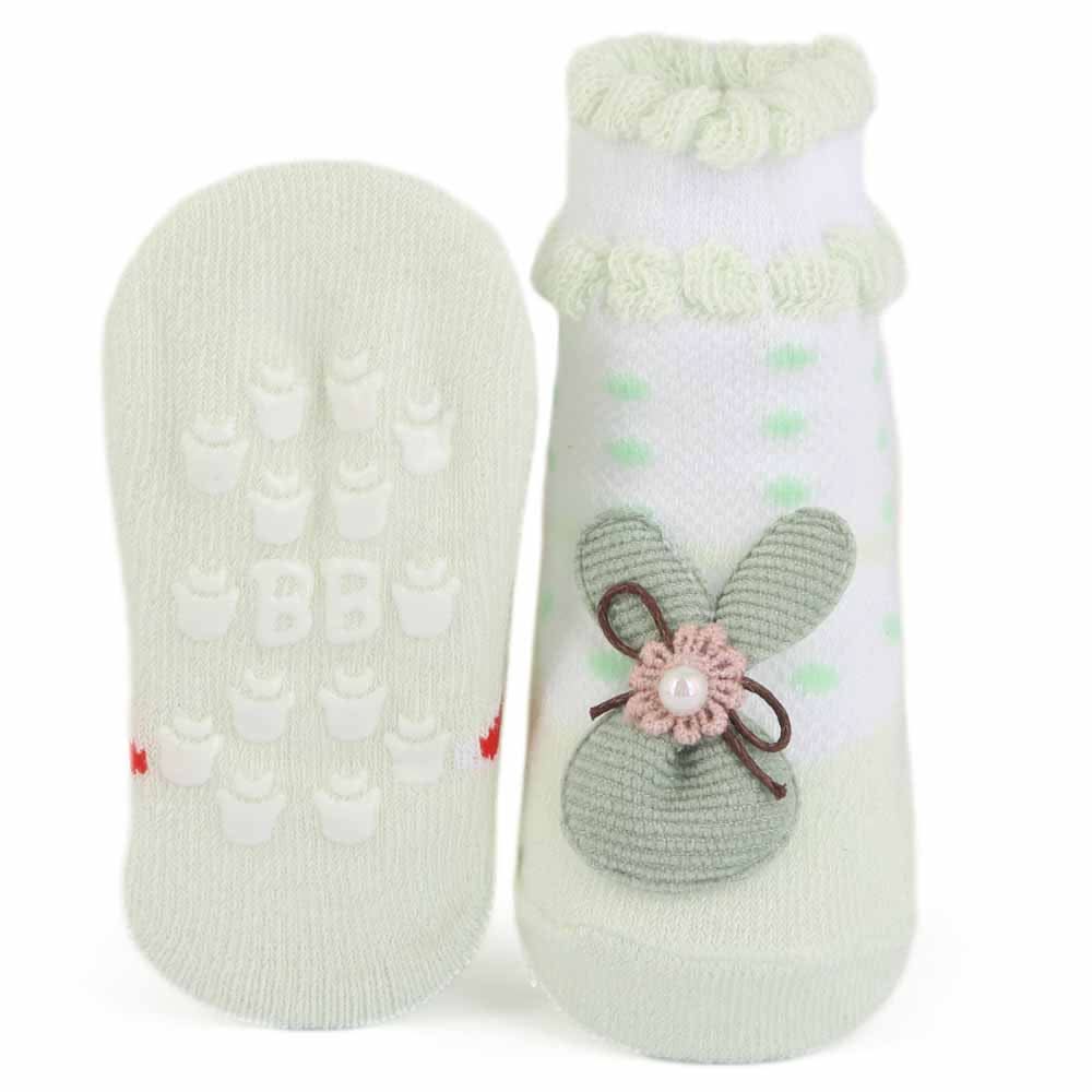 Newborn Booties - Light Green, Kids, NB Shoes And Socks, Chase Value, Chase Value