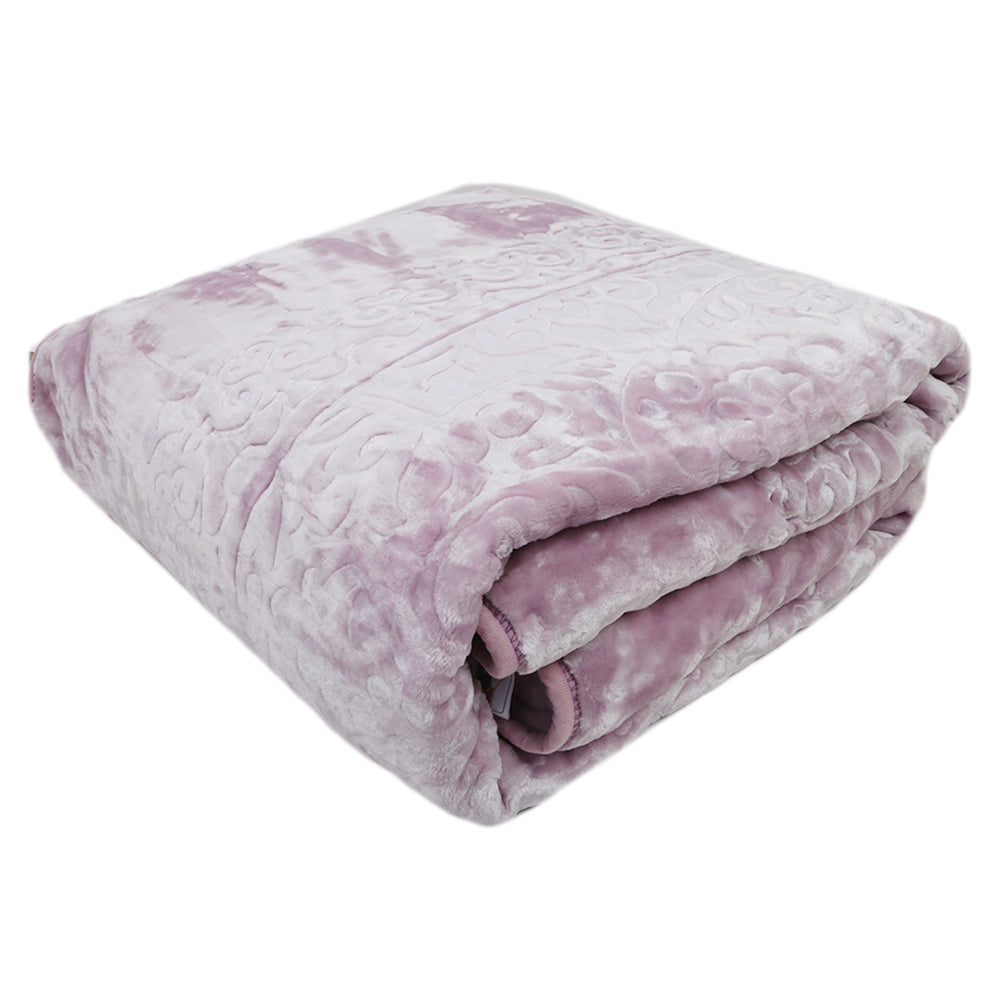 Double Bed Blanket NG Best 2 Ply - Light Purple, Home & Lifestyle, Blanket, NG Best, Chase Value