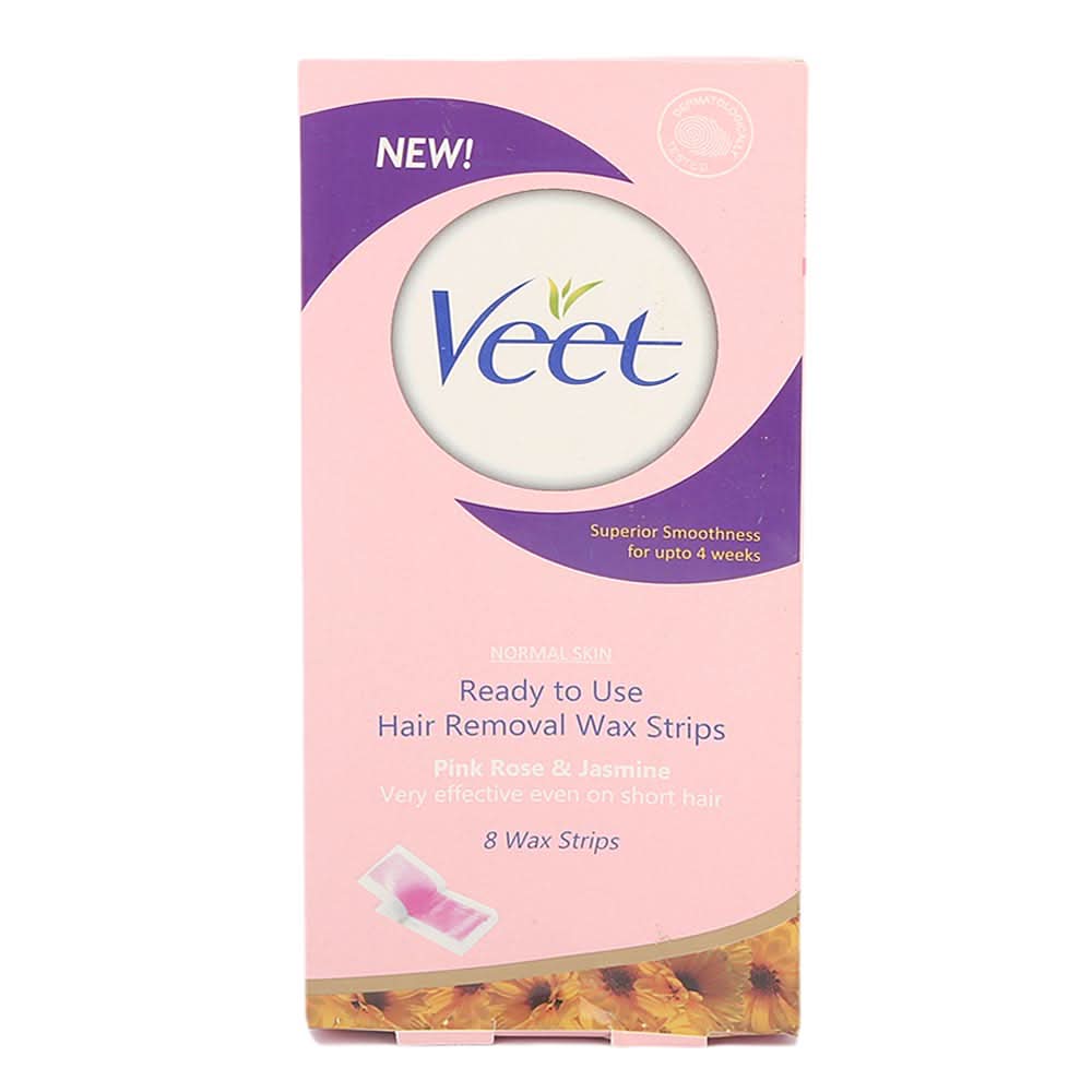Veet Hair Removal Wax Strip - Normal Skin, Beauty & Personal Care, Hair Removal, Chase Value, Chase Value
