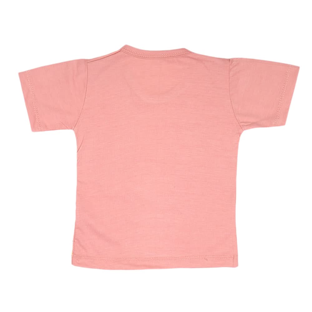 Boys Half Sleeves T-Shirt  14-24 - Tea Pink, Kids, Boys T-Shirts, Chase Value, Chase Value
