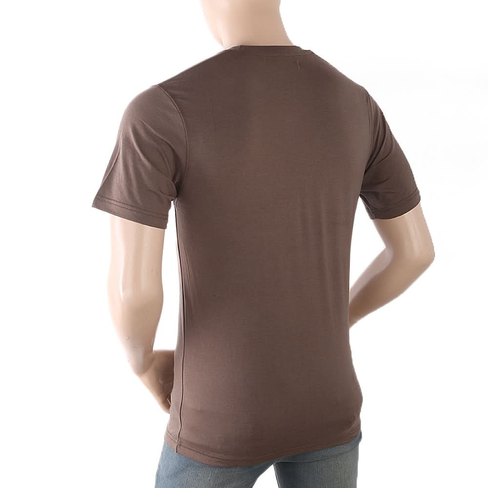 Men's Half Sleeves Printed T-Shirt - Coffee, Men, T-Shirts And Polos, Chase Value, Chase Value