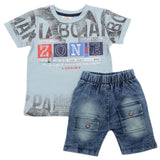 Boys Short Suit - Steel Blue, Kids, Boys Sets And Suits, Chase Value, Chase Value