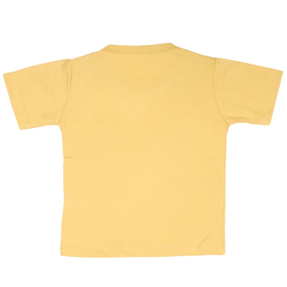 Boys Half Sleeves T-Shirt  14-24 - Mustard, Kids, Boys T-Shirts, Chase Value, Chase Value