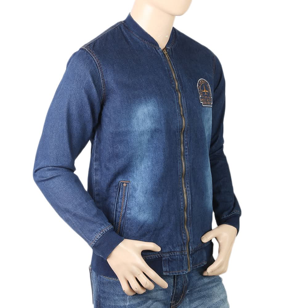 Men's Bomber Denim - Dark Blue, Men, Jackets and Hoodies, Chase Value, Chase Value