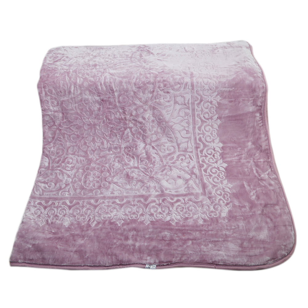 Double Bed Blanket NG Best 2 Ply - Light Purple, Home & Lifestyle, Blanket, NG Best, Chase Value