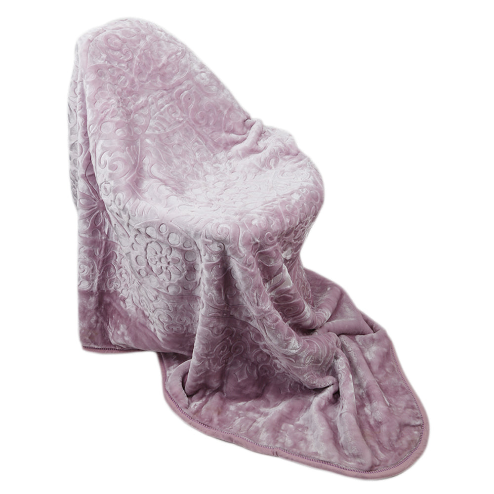 Double Bed Blanket NG Best 2 Ply - Light Purple, Home & Lifestyle, Blanket, NG Best, Chase Value