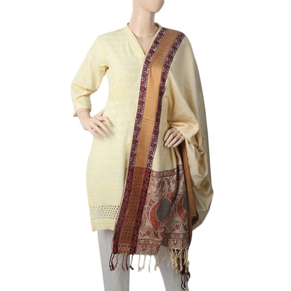 Women's Kastori Peoar Shawl - Rust, Women, Shawls And Scarves, Chase Value, Chase Value