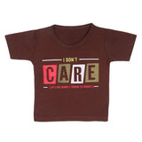 Boys Half Sleeves T-Shirt  14-24 - Dark Brown, Kids, Boys T-Shirts, Chase Value, Chase Value