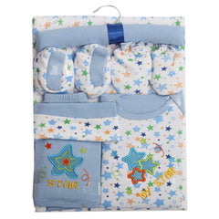 Newborn Fancy Gift Set 8Pcs - Light Blue, Baby Care, Chase Value, Chase Value