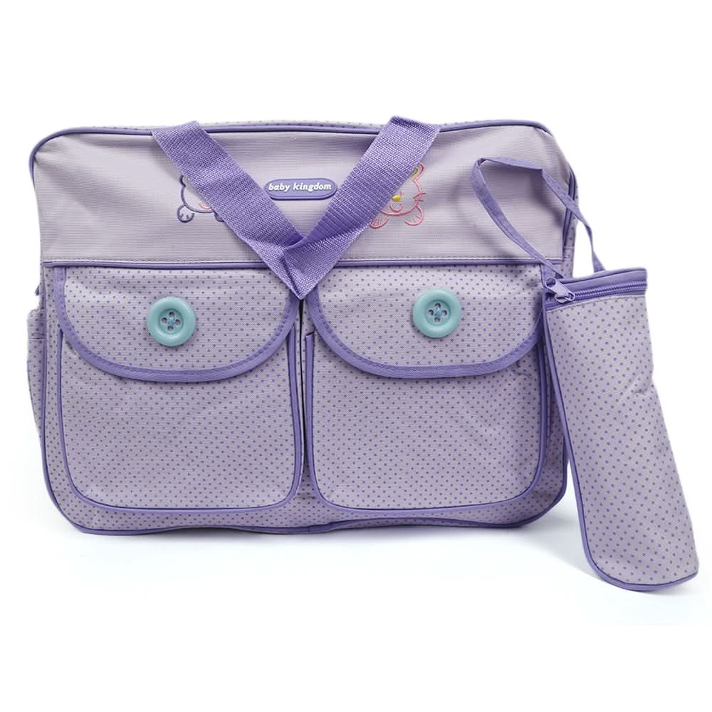 Baby Bag Button Style Jumbo - Purple, Kids, Maternity & Sleeping Bag, Chase Value, Chase Value