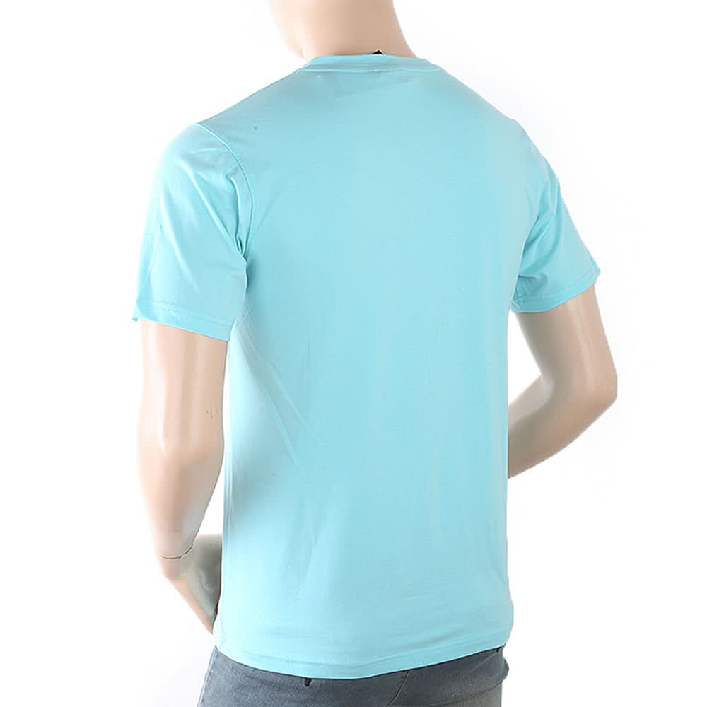Men's Half Sleeves Printed T-Shirt - Blue, Men, T-Shirts And Polos, Chase Value, Chase Value