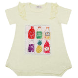 Girls Half Sleeves Top - Lemon, Kids, Tops, Chase Value, Chase Value