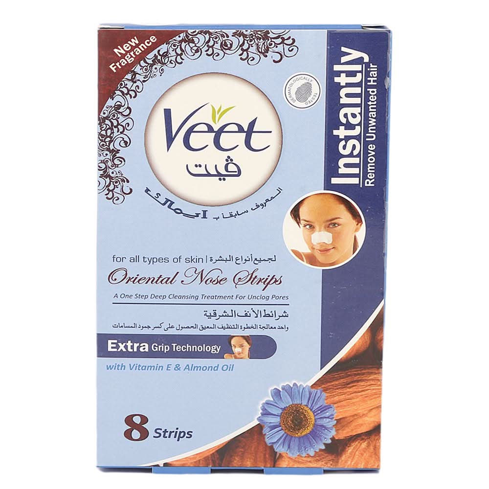 Veet Oriental Nose Strips - Vitamin E & Almond Oil, Beauty & Personal Care, Hair Removal, Chase Value, Chase Value