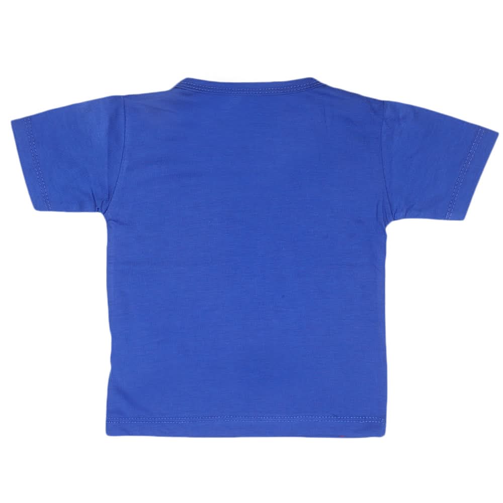 Boys Half Sleeves T-Shirt  - Blue, Kids, Boys T-Shirts, Chase Value, Chase Value
