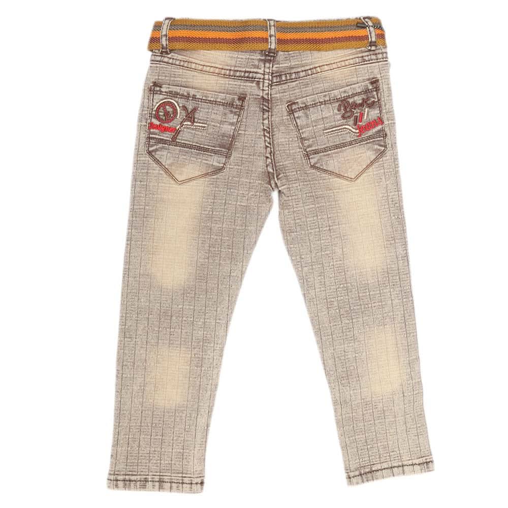 Boys Denim Pant - Light Brown, Kids, Boys Pants, Chase Value, Chase Value