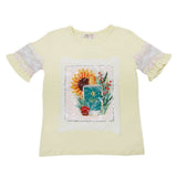 Girls Half Sleeves Top - Lemon, Kids, Tops, Chase Value, Chase Value
