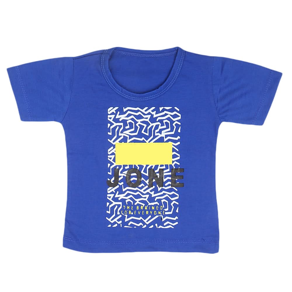 Boys Half Sleeves T-Shirt  14-24 - Blue, Kids, Boys T-Shirts, Chase Value, Chase Value