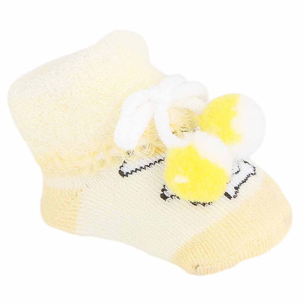 Newborn Booties - Yellow, Kids, NB Shoes And Socks, Chase Value, Chase Value