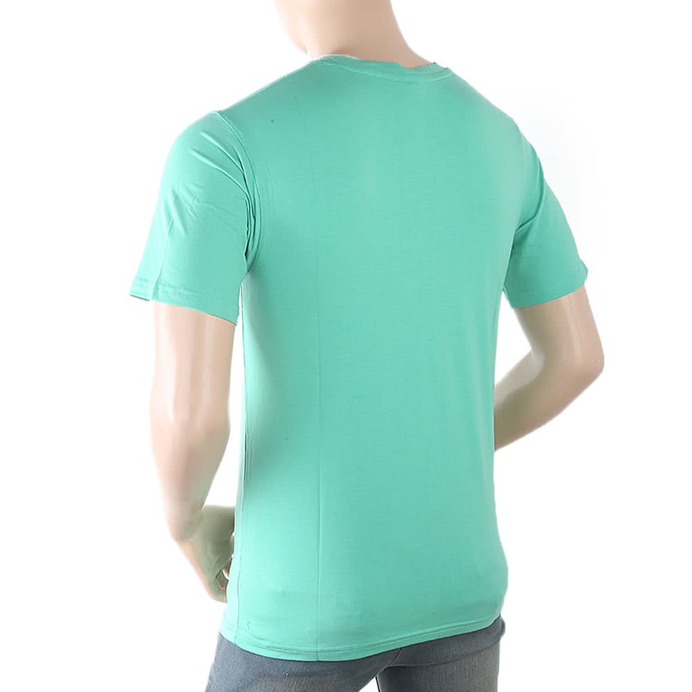 Men's Half Sleeves Printed T-Shirt - Green, Men, T-Shirts And Polos, Chase Value, Chase Value