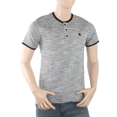 Men's Half Sleeves T-Shirt - Grey, Men, T-Shirts And Polos, Chase Value, Chase Value