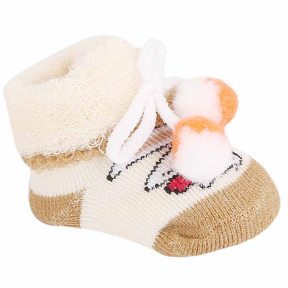 Newborn Booties - Brown, Kids, NB Shoes And Socks, Chase Value, Chase Value