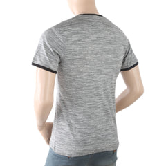 Men's Half Sleeves T-Shirt - Grey, Men, T-Shirts And Polos, Chase Value, Chase Value
