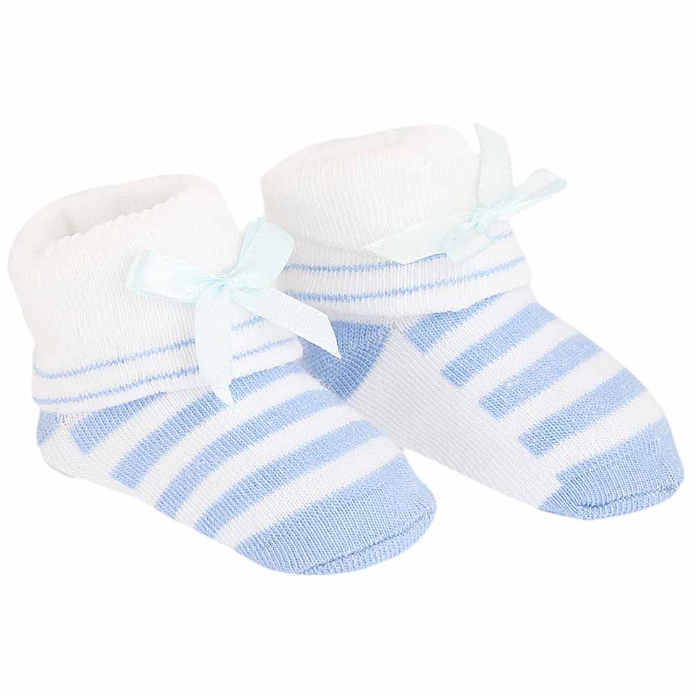 Newborn Booties - Blue, Kids, NB Shoes And Socks, Chase Value, Chase Value