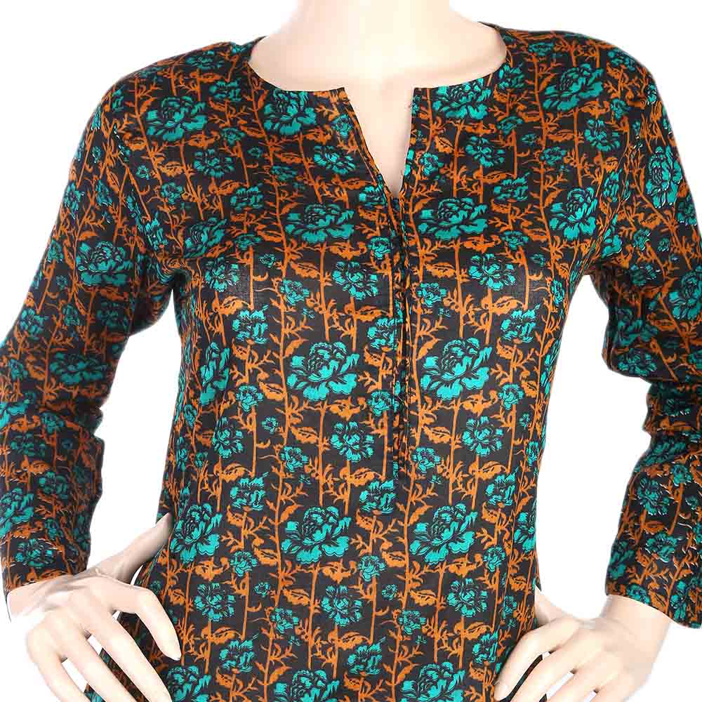 Women's Plain Kurti - Black, Women, Ready Kurtis, Chase Value, Chase Value