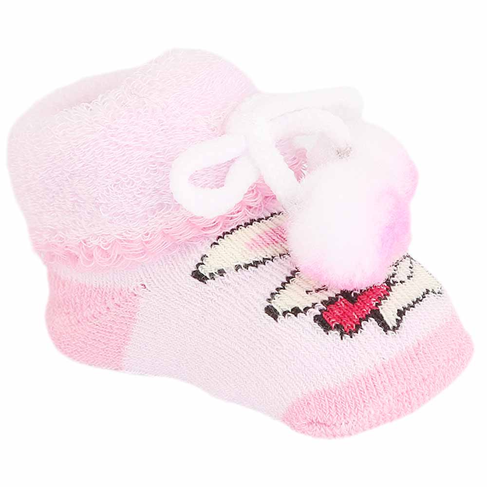 Newborn Booties - Pink, Kids, NB Shoes And Socks, Chase Value, Chase Value