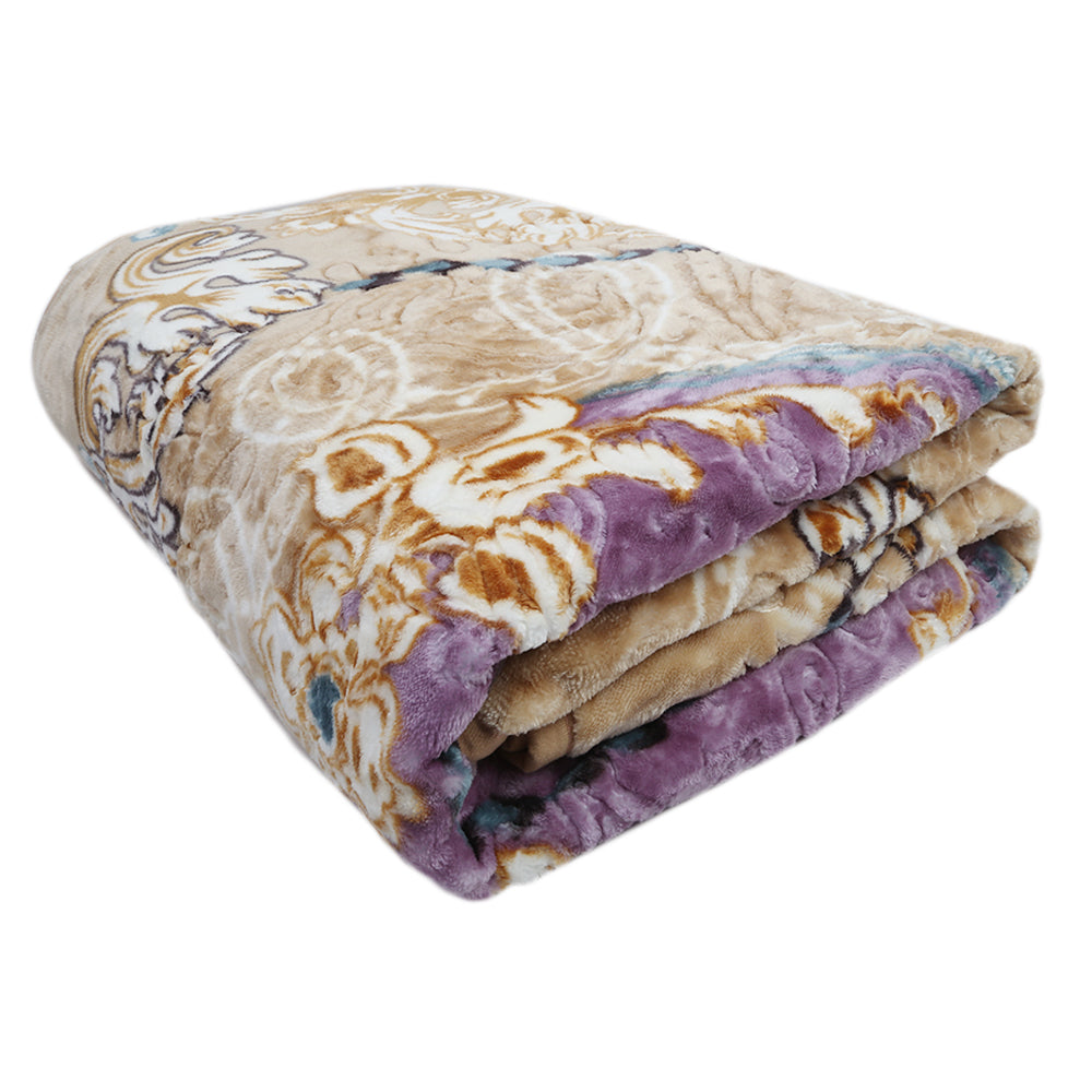 Double Bed Blanket Durex 2 PLY - Fawn, Home & Lifestyle, Blanket, Chase Value, Chase Value