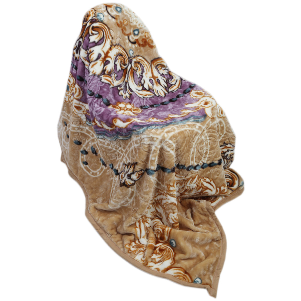 Double Bed Blanket Durex 2 PLY - Fawn, Home & Lifestyle, Blanket, Chase Value, Chase Value