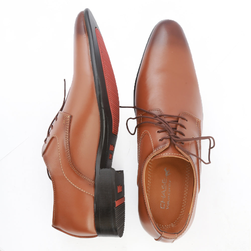 Men's Formal Shoes D-114 - Brown, Men, Formal Shoes, Chase Value, Chase Value