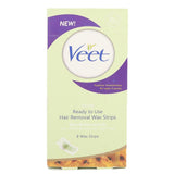 Veet Hair Removal Wax Strips - Shea Butter & Lily, Beauty & Personal Care, Hair Removal, Chase Value, Chase Value