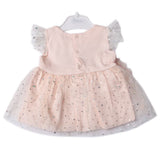 Newborn Girls Frock - Peach, Newborn Girls Frocks, Chase Value, Chase Value