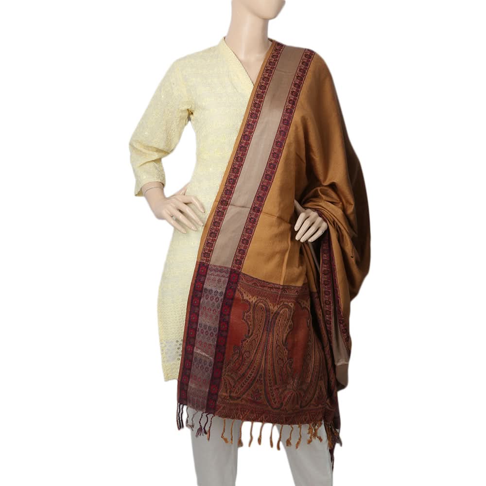 Women's Kastori Peoar Shawl - Maroon, Women, Shawls And Scarves, Chase Value, Chase Value