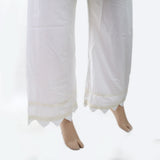 Women's Bell Bottom With Lace - White, Women, Pants & Tights, Chase Value, Chase Value