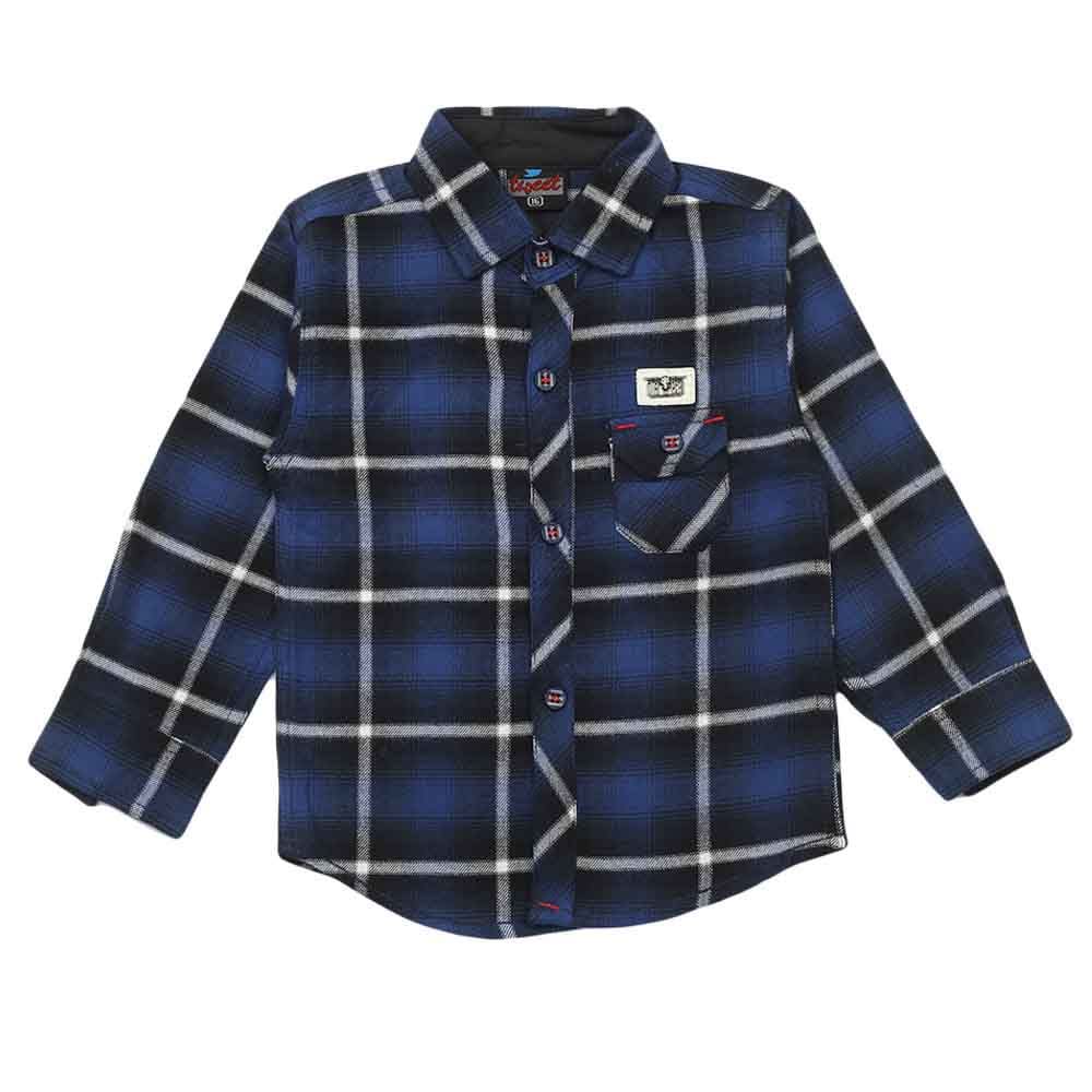 Boys Full Sleeves Shirt - Dark Blue, Boys Shirts, Chase Value, Chase Value