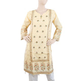 Women's Fancy Embroidered Kurti - Yellow, Women, Ready Kurtis, Chase Value, Chase Value