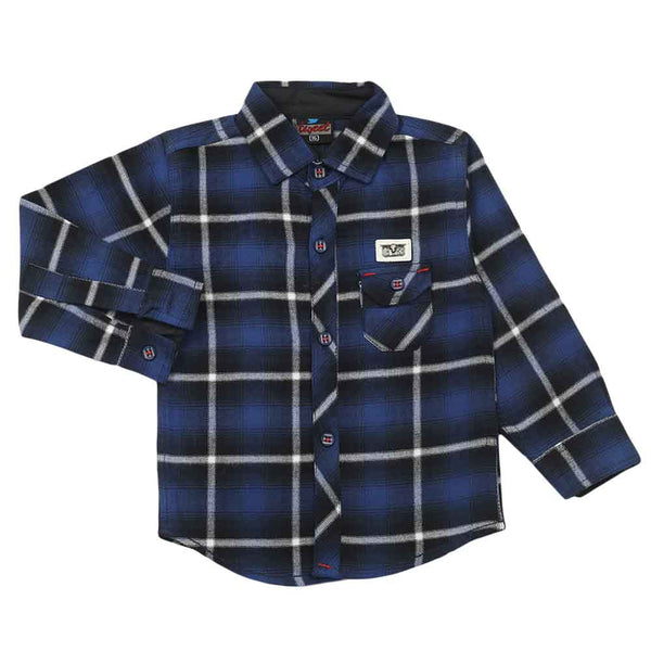 Boys Full Sleeves Shirt - Dark Blue, Boys Shirts, Chase Value, Chase Value