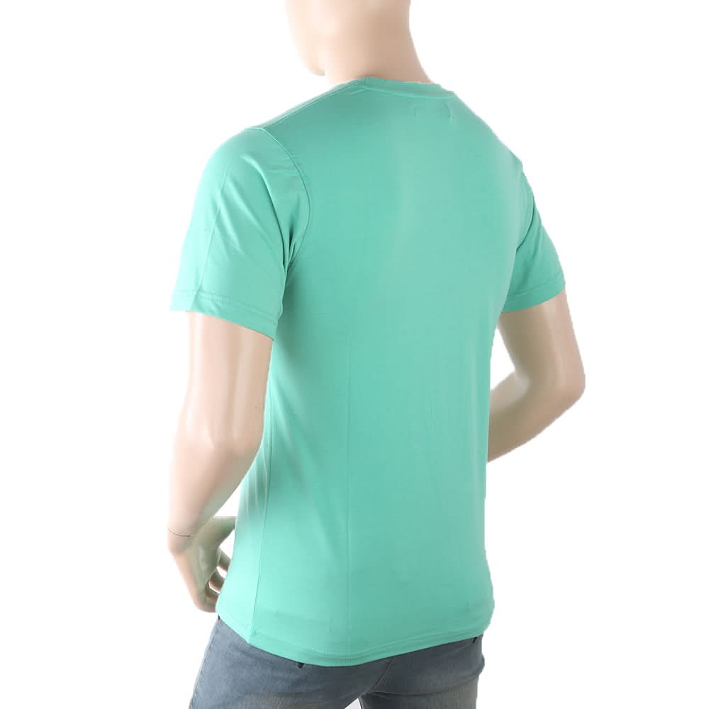 Men's Half Sleeves Printed T-Shirt - Green, Men, T-Shirts And Polos, Chase Value, Chase Value