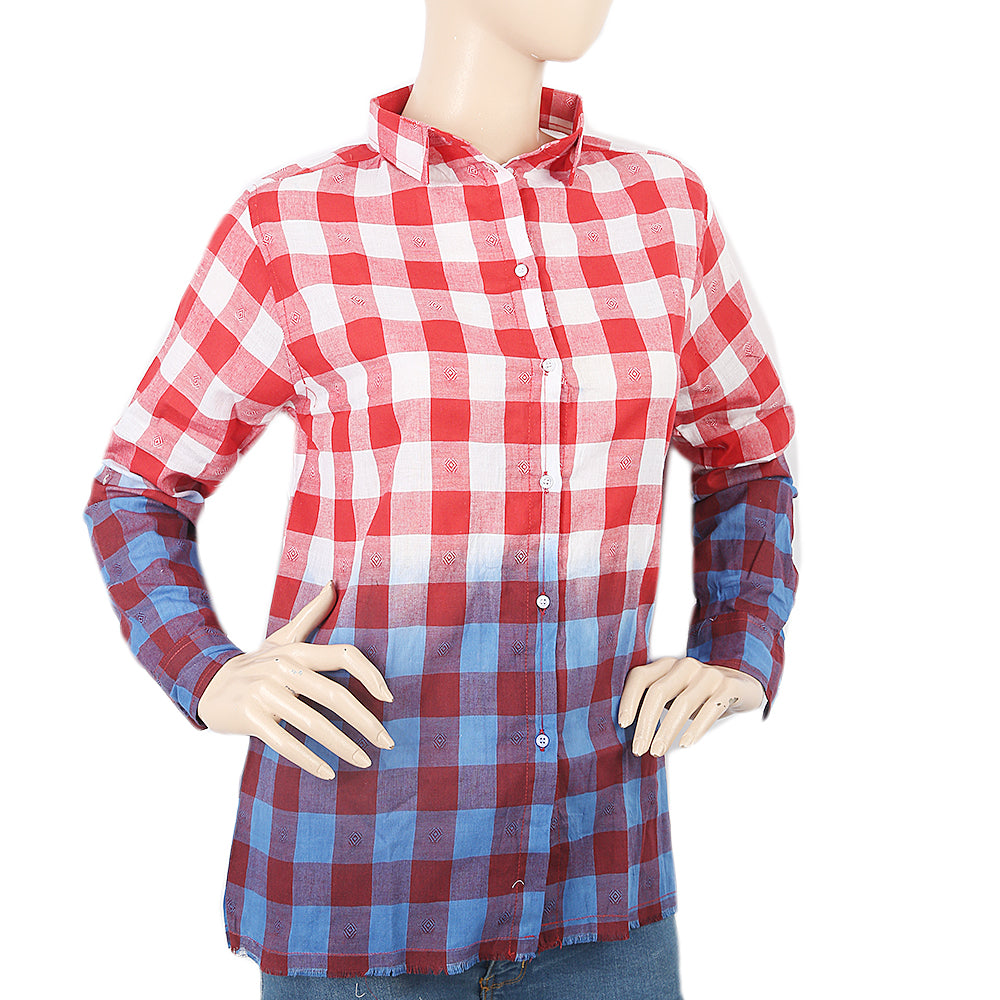 Women's Western Top - Red, Women, T-Shirts And Tops, Chase Value, Chase Value