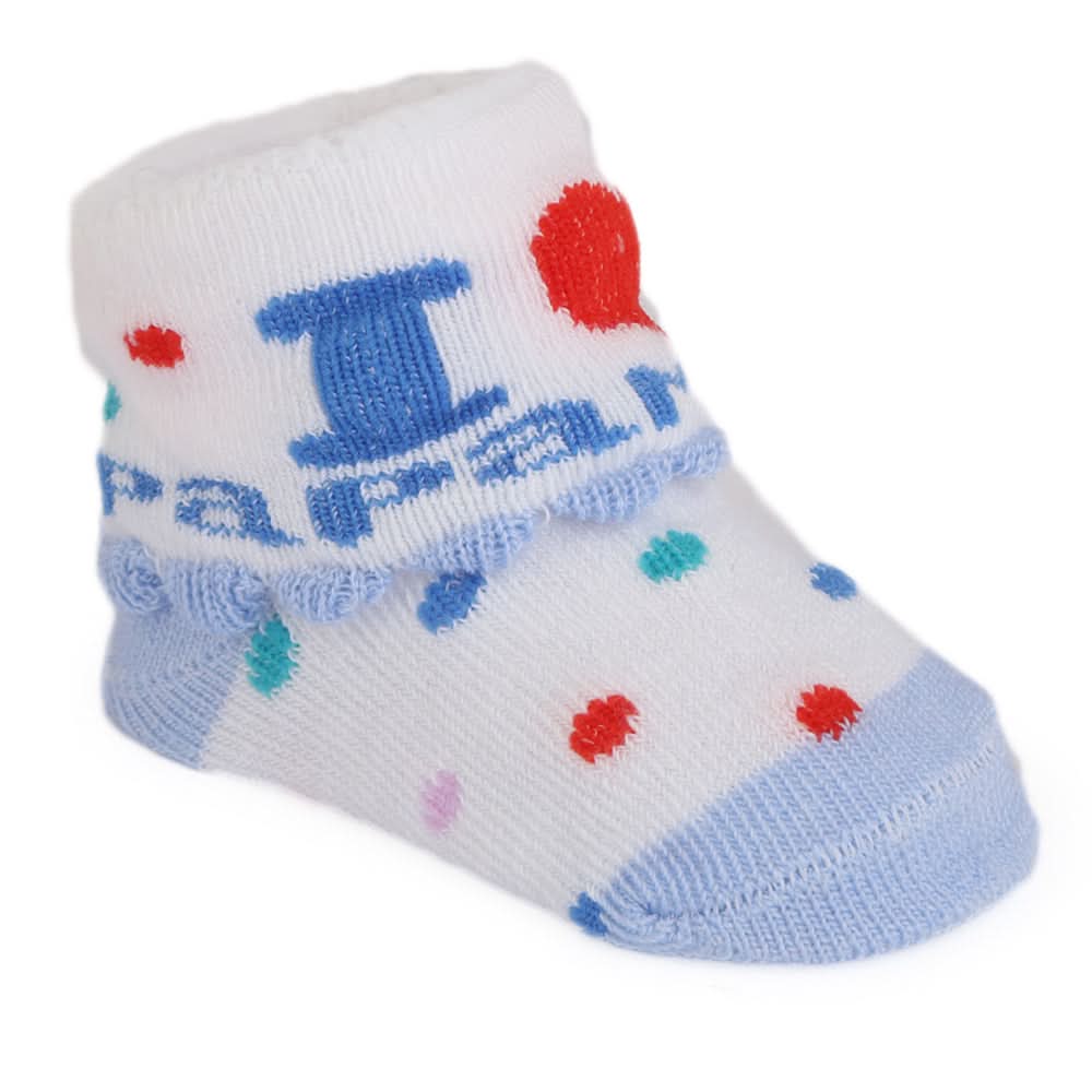 Newborn Booties - Light Blue, Kids, NB Shoes And Socks, Chase Value, Chase Value