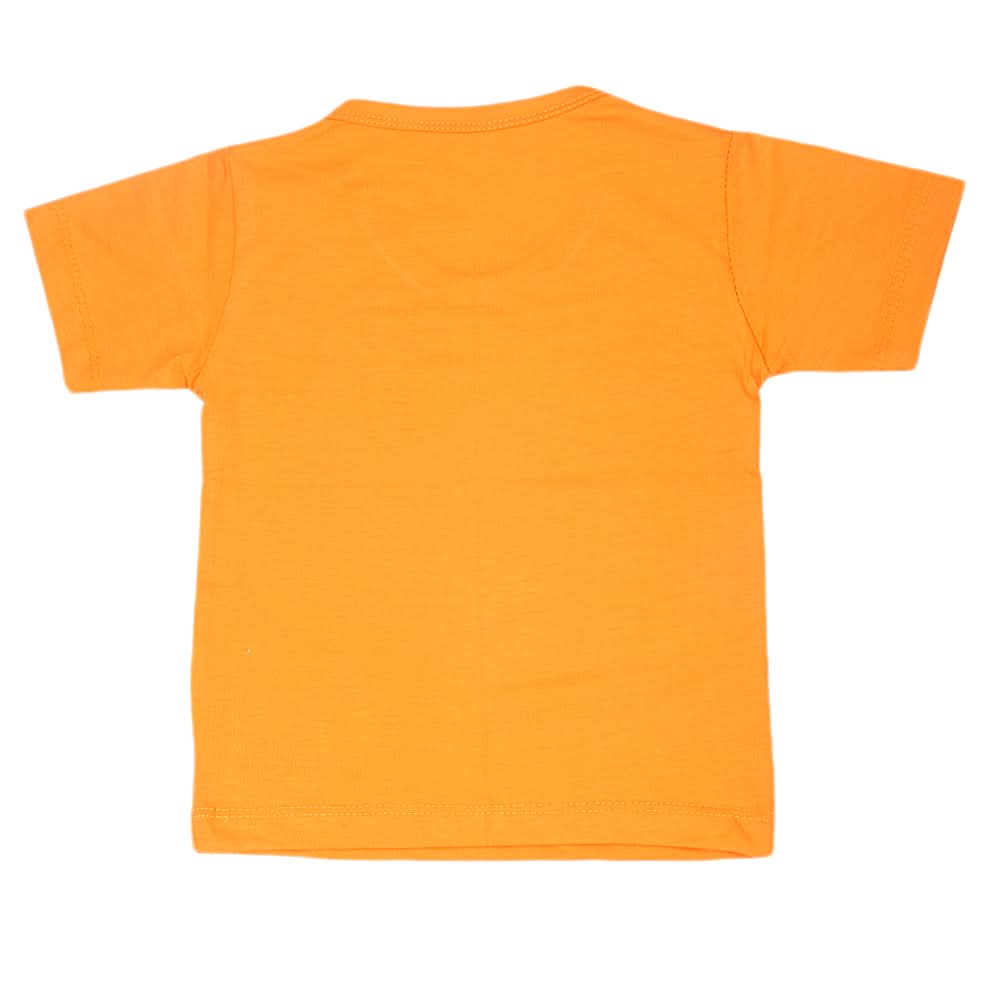 Boys Half Sleeves T-Shirt  14-24 - Orange, Kids, Boys T-Shirts, Chase Value, Chase Value