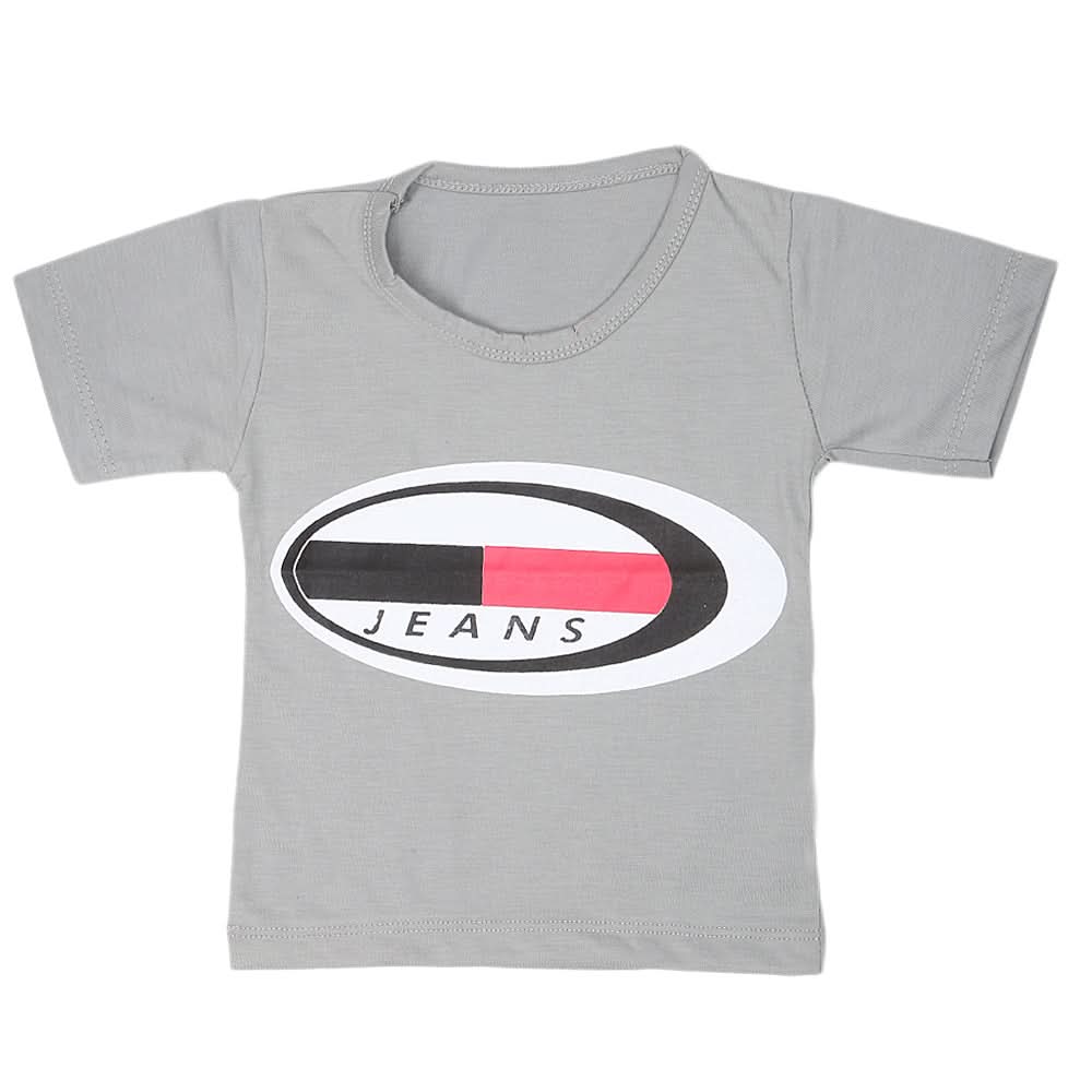 Boys Half Sleeves T-Shirt  14-24 - Grey, Kids, Boys T-Shirts, Chase Value, Chase Value